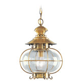 Harbor  Outdoor Hanging Lantern in Flemish Brass