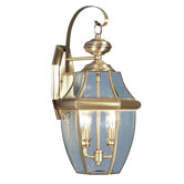 Monterey Outdoor Wall Lantern in Antique Brass