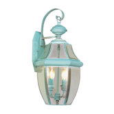 Monterey Outdoor Wall Lantern in Verdigris