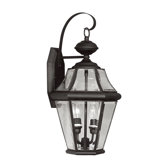 Georgetown Outdoor Wall Lantern in Black