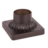 Outdoor Basics Pier Mount in Imperial Bronze