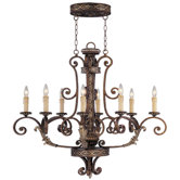 Seville 8 Light Oval Chandelier