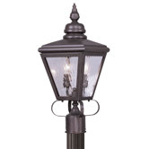 Cambridge Outdoor Post Lantern in Bronze