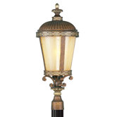 Seville Outdoor Post Lantern in Palacial Bronze