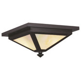 Montclair Mission Outdoor Flush Mount in Bronze