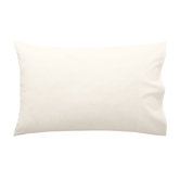Kensington Plain Dye Pillowcase in Ivory