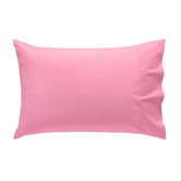 Kensington Plain Dye Pillowcases in New Pink