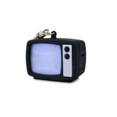 TV Static LED Keychain on Card
