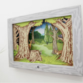 Woodland Diorama Scene