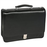 I Series River North Leather Briefcase in Black