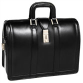 V Series Morgan Leather Litigator Laptop Briefcase