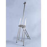 Ambiente Maxum H-Frame Artist Studio Easel in Natural Aluminum