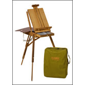 Jullian Full Size Wooden French Sketch Box Easel in Elm Wood