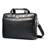 Leather Slim Brief Duffel