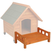 Patio for Premium A-Frame Dog Houses