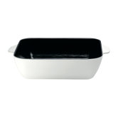 Cast Iron 26 cm Square Baking Oven Dish in White