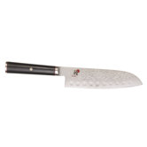 Kaizen 7" Granton Santoku Knife with Hollow Edge