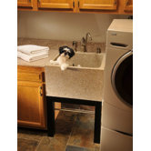 Tan Granite Deep Laundry Sink