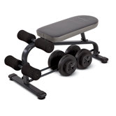 Crunch Board with Vinyl Dumbbell Set