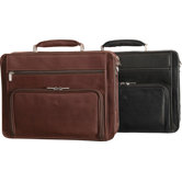 The Green Collection Ultimo Laptop Double-Pocket Zip-Around Briefcase