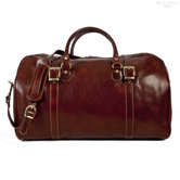 Torino 21" Italian Leather Duffel