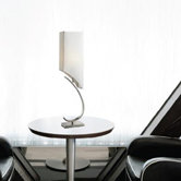 Appleton One Light Table Lamp in Polished Nickel