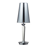 Oxford One Light Table Lamp in Chrome