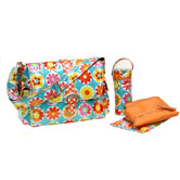 Laminated Buckle Diaper Bag Set