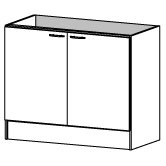 Sp&uuml;lenunterschrank-Kombination "Casa"