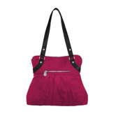 Leather Trim Audrey Satchel