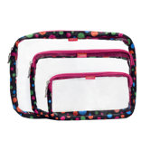 Travel Accessories Clear Trio Bag