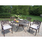 Capitol Tulip 5 Piece Dining Set with Cushions
