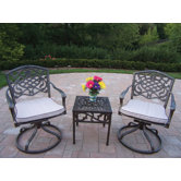 Mississippi 3 Piece Swivel Rocker Seating Group