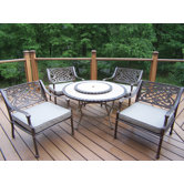 Tacoma Stone Art 5 Piece Deep Seating Group