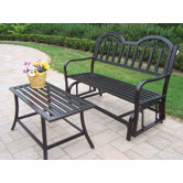Rochester 2 Piece Bench Seating Group