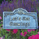 Lets Get Growing Garden Sign