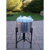 Stainless Steel Ice Bucket with Stand