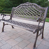 Mississippi Aluminum Garden Bench