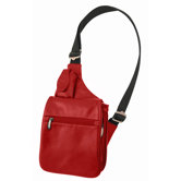 Leather Expandable Messenger Shoulder Bag