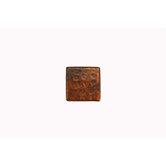 2" x 2" Hammered Copper Tile
