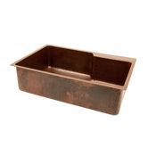 33" Kitchen Single Basin Sink with Space for Faucet