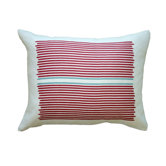 Hand Printed Louis Stripe Pillow