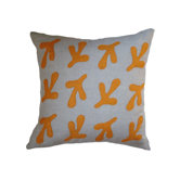 Bird's Feet Applique Pillow