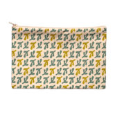 Hand Printed Bird's Feet Pouch