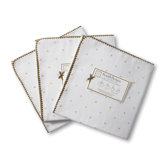 Ultimate Receiving Blanket&reg; in Pastel Little Dots with Mocha Trim