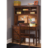 Chelsea Square Bedroom Student Desk Hutch