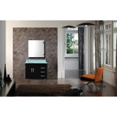 Contemporary Single 38" Bathroom Vanity