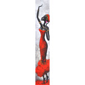 Lady in Red I Canvas Art