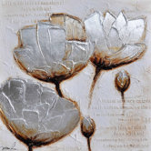 Frosted Petals II Canvas Art