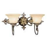 Dynasty Vanity Light in Forum Patina